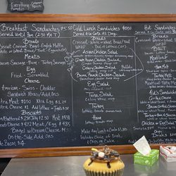 Jill's Cakes & Bakes - Build Your Own Sandwich board