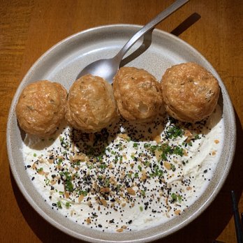Tuome - complimentary scallion pancakes with housemade ricotta - New American Near Me - New York, New York Tuome - complimentary scallion pancakes with housemade ricotta - New American Near Me - New York, New York