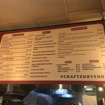 Que Onda Tacobar - Menu - Tacos Near Me - Pinole, California