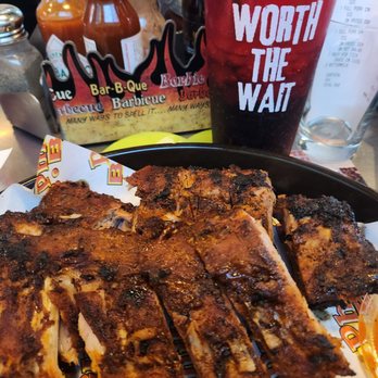 Phil's BBQ - Baby back ribs... yes, worth the wait! Yummmmy! - Barbeque Near Me - San Diego, California
