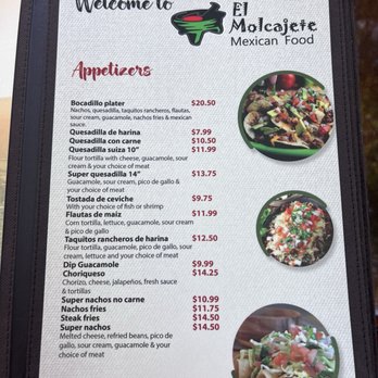 El Molcajete - Menu 6 - Mexican Near Me - Ukiah, California