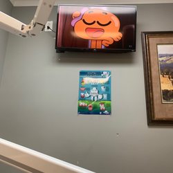 Goldsboro Dental Arts - Obnoxious TV screen