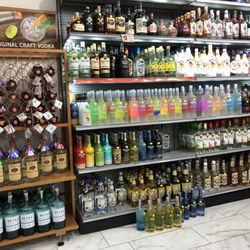 Whiskey River and Wine - Rum section-partial pic.