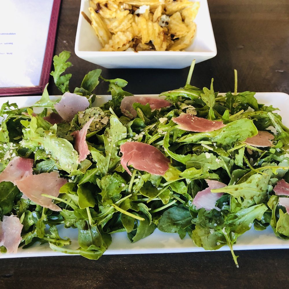 Whired Wine Window - arugula and prosciutto salad - Wine Bars Near Me - Sacramento, California