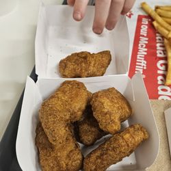 McDonald's - Over cooked nuggets served