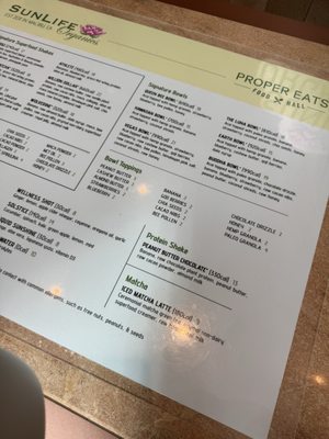 Menu photo 1 Sunlife Organics Las Vegas, NV Menu photo 1 Sunlife Organics Las Vegas, NV