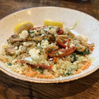 First Watch - Pesto Chicken Quinoa Bowl $11.99 - Breakfast & Brunch Near Me - Jacksonville, Florida First Watch - Pesto Chicken Quinoa Bowl $11.99 - Breakfast & Brunch Near Me - Jacksonville, Florida