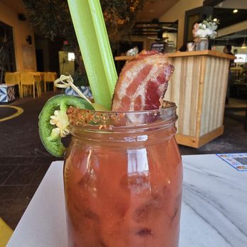 Broken Yolk Cafe - BYC Bloody Mary. - Cafes Near Me - Palm Springs, California