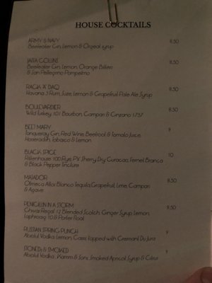 Menu photo 2 The Racketeer London, XGL
