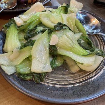 Chef Yan - Fantastic stir fried Bok Choy with garlic. - Chinese Near Me - Fairfax, Virginia