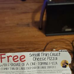Beggars Pizza - "Fake" coupon