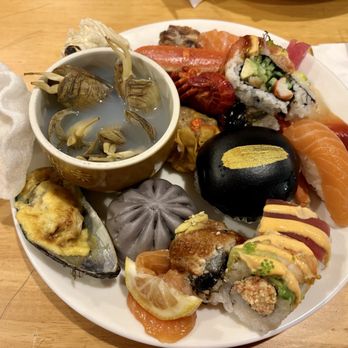 Daly Buffet - Oh my first plate! What a colorful plate ! - Buffets Near Me - Daly City, California Daly Buffet - Oh my first plate! What a colorful plate ! - Buffets Near Me - Daly City, California