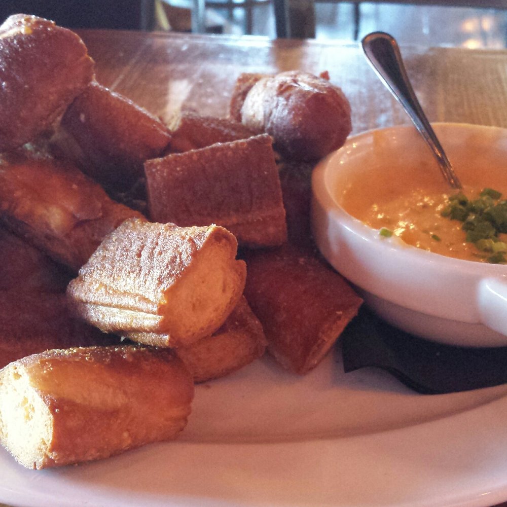 Druthers Brewing Company - Druthers Albany. "Beer and Cheese Dip" appetizer. - Burgers Near Me - Albany, New York Druthers Brewing Company - Druthers Albany. "Beer and Cheese Dip" appetizer. - Burgers Near Me - Albany, New York