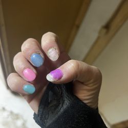 V.T Nail Spa & Lashes - The other hand looks just as bad.