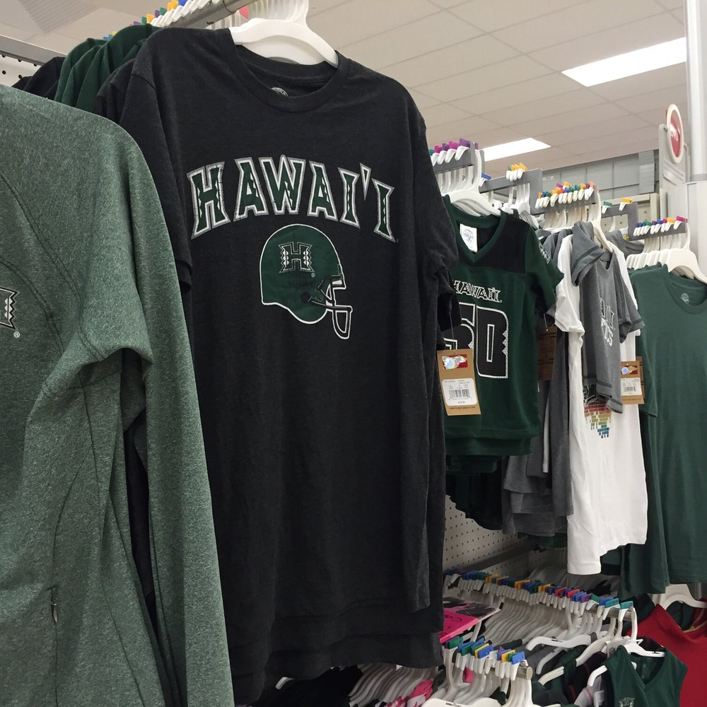 Target - Instead of all that niner and raider stuff... They represent! the Hawaii team is probably going to play better than SF and Oak! - Department Stores Near Me - Kapolei, Hawaii Target - Instead of all that niner and raider stuff... They represent! the Hawaii team is probably going to play better than SF and Oak! - Department Stores Near Me - Kapolei, Hawaii