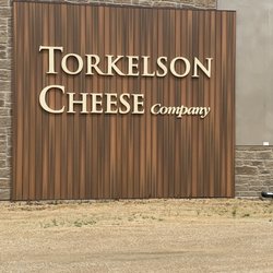 Torkelson Cheese Company - Big sign.  Can't miss it.
