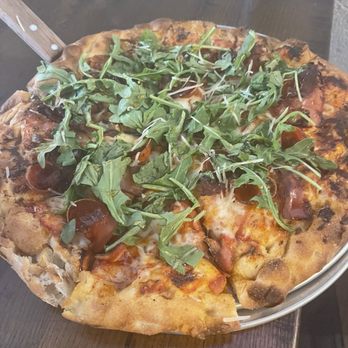 The Ghent - Prosciutto honey arugula pizza. This was DELICIOUS. - Gastropubs Near Me - Norfolk, Virginia The Ghent - Prosciutto honey arugula pizza. This was DELICIOUS. - Gastropubs Near Me - Norfolk, Virginia