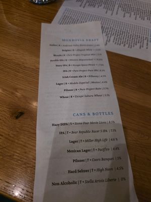 Menu photo 6 The State Monrovia, CA