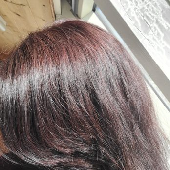 Gail's Beauty Salon - Hair color, uses Redken brand. 30 percent gray, thick course Asian hair - Hair Salons Near Me - Marina , California Gail's Beauty Salon - Hair color, uses Redken brand. 30 percent gray, thick course Asian hair - Hair Salons Near Me - Marina , California