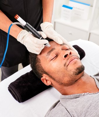We specialize in Hydrafacial MD - WHAT SETS HYDRAFACIAL APART FROM OTHER HYDRADERMABRASION PROCEDURES?
HydraFacial uses a unique, patented Vortex-Fusion delivery system to exfoliate, extract and hydrate skin, and, the spiral design delivers painless extractions.