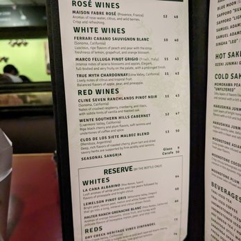 Thai Basil Restaurant - Drink Menu photo as of 1/5/2023 - Thai Near Me - Boston, Massachusetts