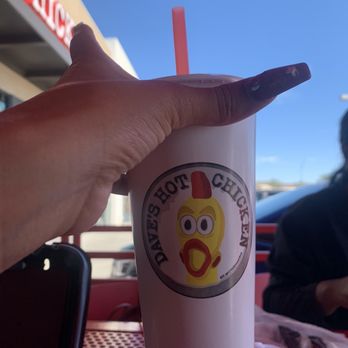 Dave's Hot Chicken - Strawberry milkshake - Chicken Shop Near Me - Indio, California