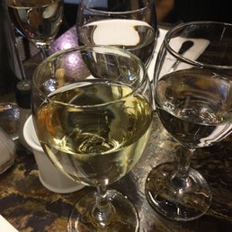 This is a little white wine to start.  We've already had a very decent French onion soup.  We are super excited to eat the rest!