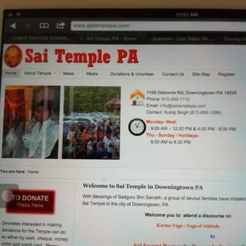Sai Temple PA - Hindu Temples Near Me - Downingtown, Pennsylvania