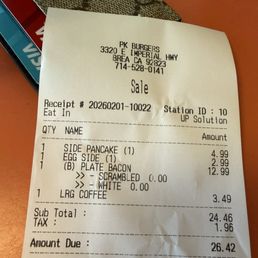 Too much money for uncooked food
