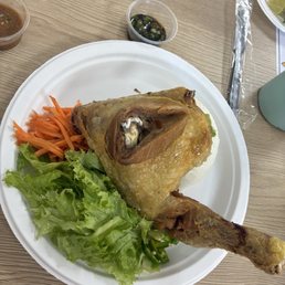 Crispy fried chicken