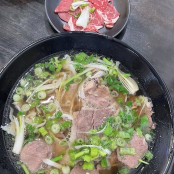 Pho Now - Pho dac biet with the rare steak on the side - Vietnamese Near Me - San Jose, California Pho Now - Pho dac biet with the rare steak on the side - Vietnamese Near Me - San Jose, California
