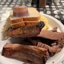 Mumphord's Place BBQ - Brisket and Rib 2 meat plate