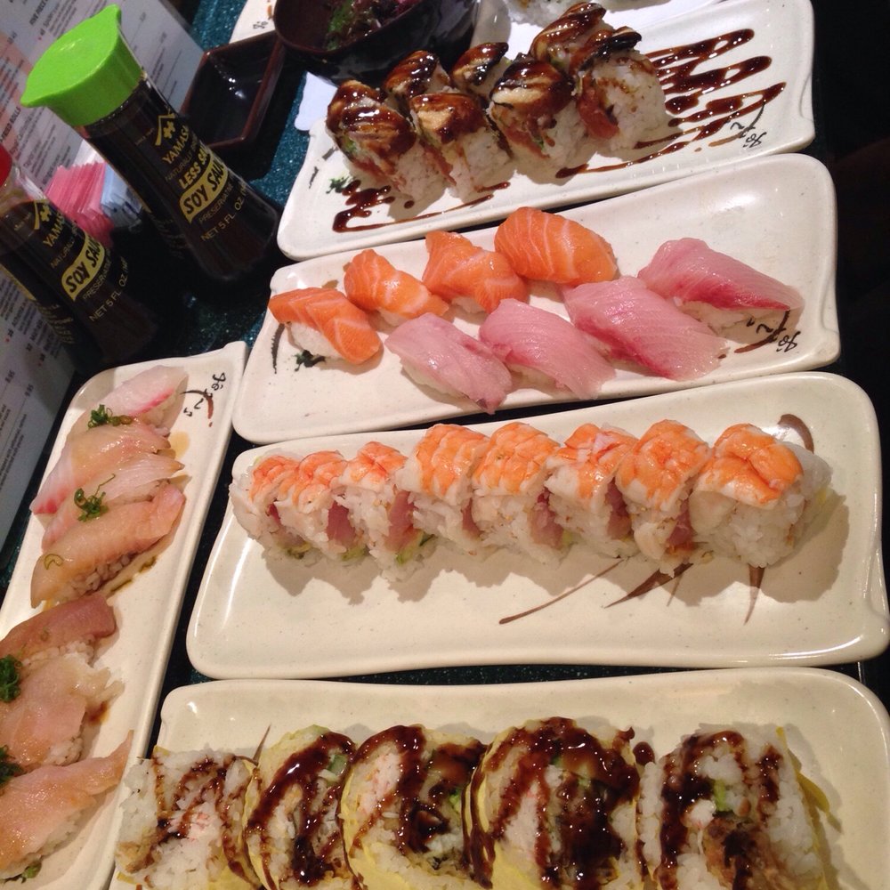 Red dragon, Athena, and spider roll Red dragon, Athena, and spider roll
