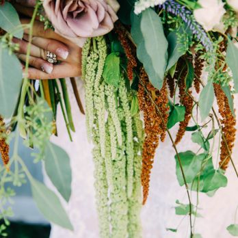 Folklore Flowers - July bridal bouquet with cascading amaranthus from our Door County flower farm. RMT Photography - Florists Near Me - Sister Bay, Wisconsin Folklore Flowers - July bridal bouquet with cascading amaranthus from our Door County flower farm. RMT Photography - Florists Near Me - Sister Bay, Wisconsin