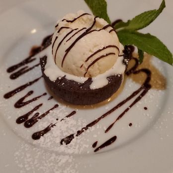 Osteria Al Doge - Chocolate Cake with vanilla gelato. - Italian Near Me - New York, New York Osteria Al Doge - Chocolate Cake with vanilla gelato. - Italian Near Me - New York, New York