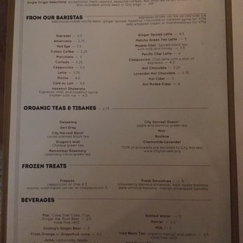 Tryst - Tryst Menu page 1 - Lounges Near Me - Washington, DC, District of Columbia