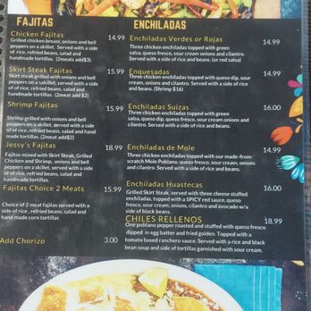 Taqueria Jessy's - Menu 3.24 - Mexican Near Me - Virginia Beach, Virginia Taqueria Jessy's - Menu 3.24 - Mexican Near Me - Virginia Beach, Virginia