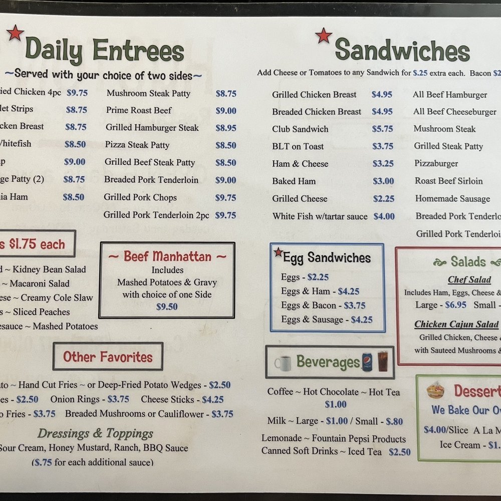 Hustons Restaurant - the daily menu - Cafes Near Me - Arcanum, Ohio Hustons Restaurant - the daily menu - Cafes Near Me - Arcanum, Ohio