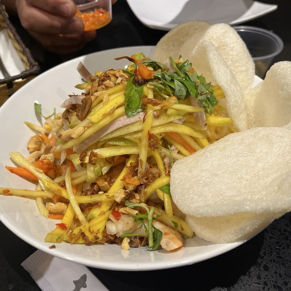 Saigon Jade Restaurant - 2.1. Mango salad with shrimp and pork - Vietnamese Near Me - Mesa, Arizona Saigon Jade Restaurant - 2.1. Mango salad with shrimp and pork - Vietnamese Near Me - Mesa, Arizona