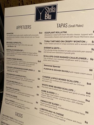 Menu photo 6 Stella Blu Nashua, NH