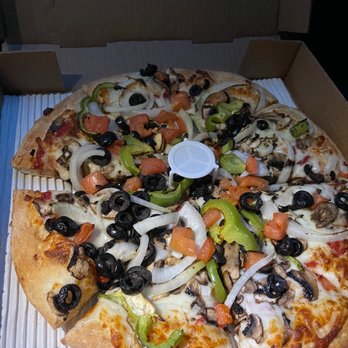 Porky's Pizza - Medium Veggie - Pizza Near Me - Anaheim, California