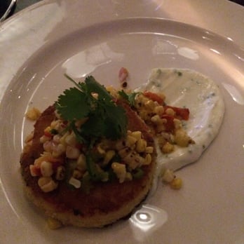 Row 34 - Seaport - Delicious crab cake - New American Near Me - Boston, Massachusetts