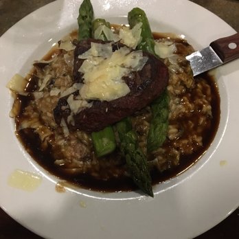FireRock Grille - Petite filet & wild mushroom risotto. - New American Near Me - Caledonia, Michigan