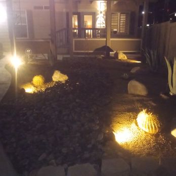Superior Landcare - Night via front - Landscaping Near Me Superior Landcare - Night via front - Landscaping Near Me