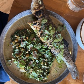Alewife - Whole Fish with Puntarelle, Maitake and Anchovy - Seafood Near Me - Richmond, Virginia