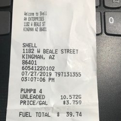 Shell - $3.75/gallon.  Just silly.