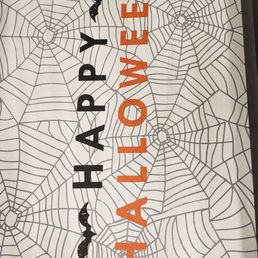 A Halloween   entry sign