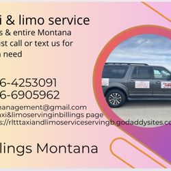 RLTT Taxi & Limo Service - Calling card