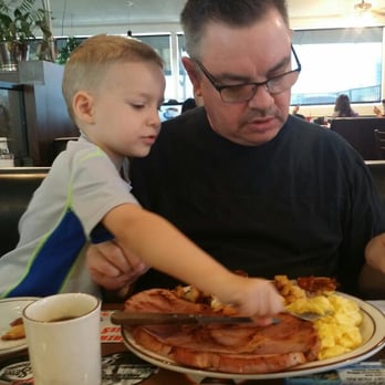 Zingo's Cafe - Hubby getting some help with that ham steak! :-) - Breakfast & Brunch Near Me - Bakersfield, California Zingo's Cafe - Hubby getting some help with that ham steak! :-) - Breakfast & Brunch Near Me - Bakersfield, California