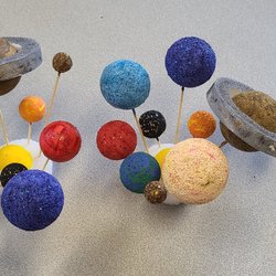 The ABC Learning Center - the solar system that we made
